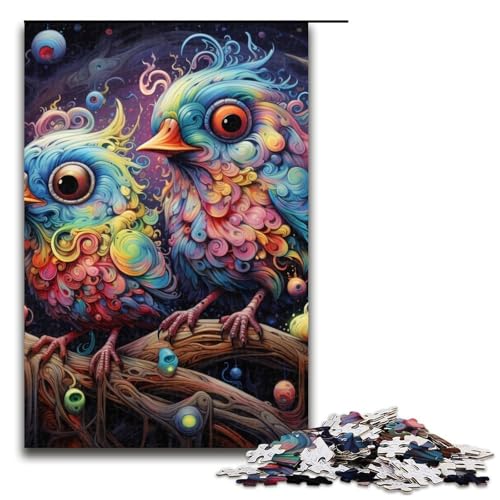 1000-teiliges Puzzle für Erwachsene, Braunbär-Puzzle zur Heimdekoration für Jugendliche ab 14 Jahren, 50 x 75 cm von WGLINGX