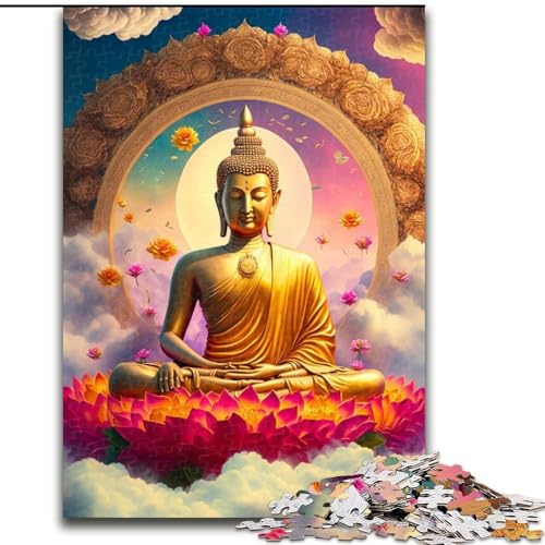 1000-teiliges Puzzle für Erwachsene, Buddha, 1000-teiliges Puzzle-Geschenk, Geburtstage, Feiertage und zur Heimdekoration, Größe 26x38cm 1000-teiliges Puzzle für Erwachsene, Buddha, 1000-teiliges Puzzle-Geschenk, Geburtstage, Feiertage und zur Heimdekoration, Größe 26x38cm von WGLINGX