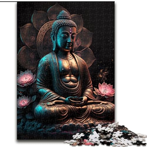 1000-teiliges Puzzle für Erwachsene, Buddha-Puzzle aus Pappe, Spaß für die ganze Familie, Basteln, perfekt für Geburtstage, Feiertage, Größe 26x38cm 1000-teiliges Puzzle für Erwachsene, Buddha-Puzzle aus Pappe, Spaß für die ganze Familie, Basteln, perfekt für Geburtstage, Feiertage, Größe 26x38cm von WGLINGX
