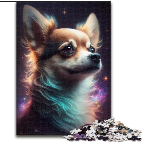 1000-teiliges Puzzle für Erwachsene, Chihuahua, 1000-teiliges Puzzle für Erwachsene, ideales Urlaubs- oder Geburtstagsgeschenk, Partyspiel, Spielzeug, Größe 26x38cm 1000-teiliges Puzzle für Erwachsene, Chihuahua, 1000-teiliges Puzzle für Erwachsene, ideales Urlaubs- oder Geburtstagsgeschenk, Partyspiel, Spielzeug, Größe 26x38cm von WGLINGX