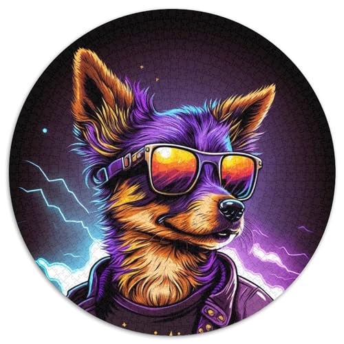 1000-teiliges Puzzle für Erwachsene, Chihuahua-Boxer-Puzzle für Erwachsene, perfekt für Teenager und Familien, (67,5x67,5cm) von WGLINGX