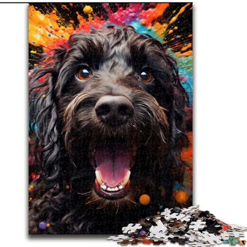 1000-teiliges Puzzle für Erwachsene, Cockapoo, 1000-teiliges Puzzle für Erwachsene, ideales Urlaubs- oder Geburtstagsgeschenk, Partyspiel-Spielzeug, Größe 26x38cm 1000-teiliges Puzzle für Erwachsene, Cockapoo, 1000-teiliges Puzzle für Erwachsene, ideales Urlaubs- oder Geburtstagsgeschenk, Partyspiel-Spielzeug, Größe 26x38cm von WGLINGX