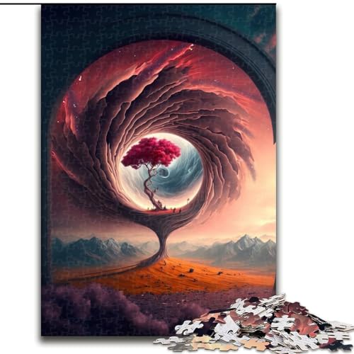 1000-teiliges Puzzle für Erwachsene, Cosmic Gateway, Holzpuzzle für Erwachsene, Geschenk zu Weihnachten, Halloween, Muttertag, Neujahr, Ostern (Größe 26x38cm) von WGLINGX