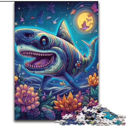 1000-teiliges Puzzle für Erwachsene, Deep Jaws, Holzpuzzle, interaktives Familienspiel, DIY-Heimdekoration, Gehirn-Herausforderung, Geschenk, Größe 50x75cm 1000-teiliges Puzzle für Erwachsene, Deep Jaws, Holzpuzzle, interaktives Familienspiel, DIY-Heimdekoration, Gehirn-Herausforderung, Geschenk, Größe 50x75cm von WGLINGX