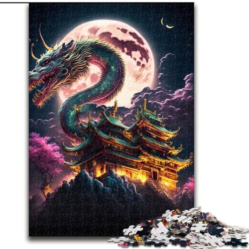1000-teiliges Puzzle für Erwachsene, Drache, japanische Puzzles für Erwachsene, 1000 Teile, Lernspielzeug, Größe 26x38cm 1000-teiliges Puzzle für Erwachsene, Drache, japanische Puzzles für Erwachsene, 1000 Teile, Lernspielzeug, Größe 26x38cm von WGLINGX