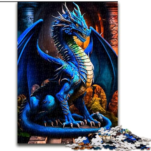 1000-teiliges Puzzle für Erwachsene, Drago, Holzpuzzle, interaktives Familienspiel, DIY-Heimdekoration, Gehirn-Herausforderung, Geschenk, Größe 50x75cm 1000-teiliges Puzzle für Erwachsene, Drago, Holzpuzzle, interaktives Familienspiel, DIY-Heimdekoration, Gehirn-Herausforderung, Geschenk, Größe 50x75cm von WGLINGX
