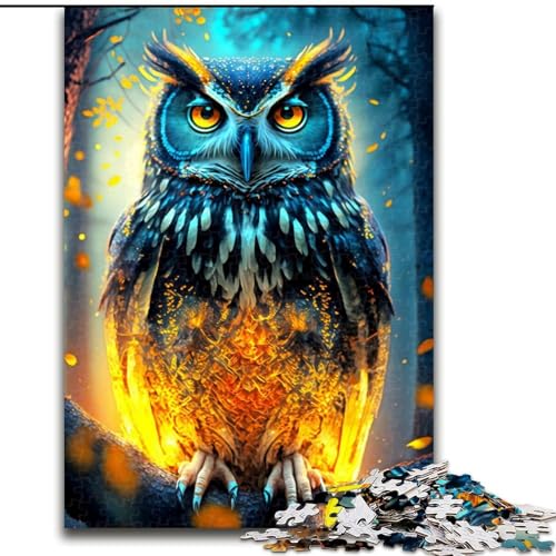 1000-teiliges Puzzle für Erwachsene, Eulen-Holzpuzzle, Spaß für die ganze Familie, Basteln, perfekt für Geburtstage, Feiertage, Größe 50x75cm 1000-teiliges Puzzle für Erwachsene, Eulen-Holzpuzzle, Spaß für die ganze Familie, Basteln, perfekt für Geburtstage, Feiertage, Größe 50x75cm von WGLINGX