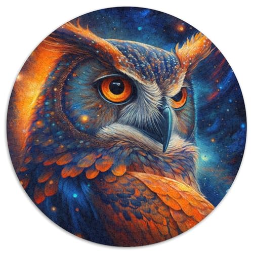 1000-teiliges Puzzle für Erwachsene, Eulen-Puzzle, anspruchsvolles Denkspiel für Teenager, unterhaltsames interaktives Spiel für die ganze Familie, 1000 Teile (67,5x67,5cm) von WGLINGX