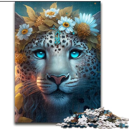 1000-teiliges Puzzle für Erwachsene, Fantasie-Leopard, Puzzle für Erwachsene, 1000 Teile, für Jugendliche, Lernspiele, Geschenke (Größe 26x38cm) von WGLINGX