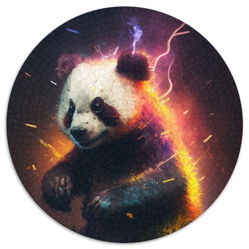 1000-teiliges Puzzle für Erwachsene, Fantasy-Panda-Puzzles für Erwachsene, anspruchsvolles DIY-Denkspiel, interaktives Familienspiel (67,5 x 67,5 cm) von WGLINGX