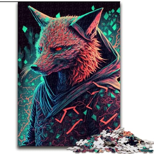 1000-teiliges Puzzle für Erwachsene, Fuchs, Neon-Papppuzzle, Spaß für die ganze Familie, Basteln, perfekt für Geburtstage, Feiertage, Größe 26x38cm 1000-teiliges Puzzle für Erwachsene, Fuchs, Neon-Papppuzzle, Spaß für die ganze Familie, Basteln, perfekt für Geburtstage, Feiertage, Größe 26x38cm von WGLINGX