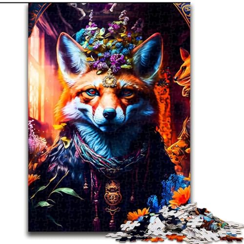 1000-teiliges Puzzle für Erwachsene, Fuchs-Holzpuzzle, Weihnachten oder Geburtstage, Größe 50x75cm 1000-teiliges Puzzle für Erwachsene, Fuchs-Holzpuzzle, Weihnachten oder Geburtstage, Größe 50x75cm von WGLINGX