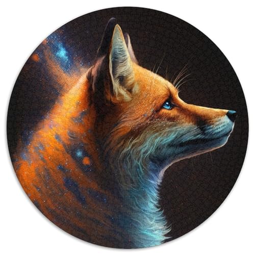 1000-teiliges Puzzle für Erwachsene, Fuchs-Puzzle, anspruchsvolles Denkspiel für Teenager, unterhaltsames interaktives Spiel für die ganze Familie, 1000 Teile (67,5x67,5cm) von WGLINGX