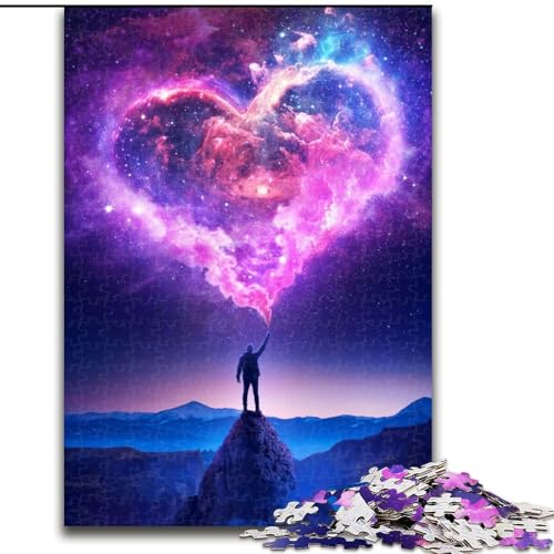 1000-teiliges Puzzle für Erwachsene, Galaxie-Herznebel, 1000-teiliges Puzzle für Erwachsene, ideales Urlaubs- oder Geburtstagsgeschenk, Partyspiel-Spielzeug, Größe 50x75cm 1000-teiliges Puzzle für Erwachsene, Galaxie-Herznebel, 1000-teiliges Puzzle für Erwachsene, ideales Urlaubs- oder Geburtstagsgeschenk, Partyspiel-Spielzeug, Größe 50x75cm von WGLINGX
