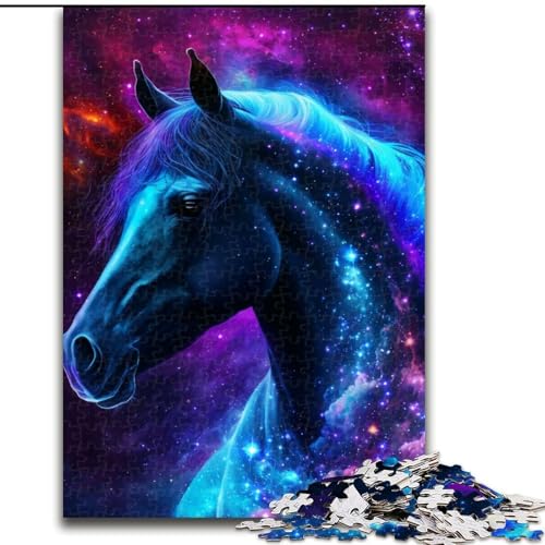 1000-teiliges Puzzle für Erwachsene, Galaxie-Pferd, 1000-teiliges Puzzle für Erwachsene, ideales Urlaubs- oder Geburtstagsgeschenk, Partyspiel-Spielzeug, Größe 50x75cm 1000-teiliges Puzzle für Erwachsene, Galaxie-Pferd, 1000-teiliges Puzzle für Erwachsene, ideales Urlaubs- oder Geburtstagsgeschenk, Partyspiel-Spielzeug, Größe 50x75cm von WGLINGX