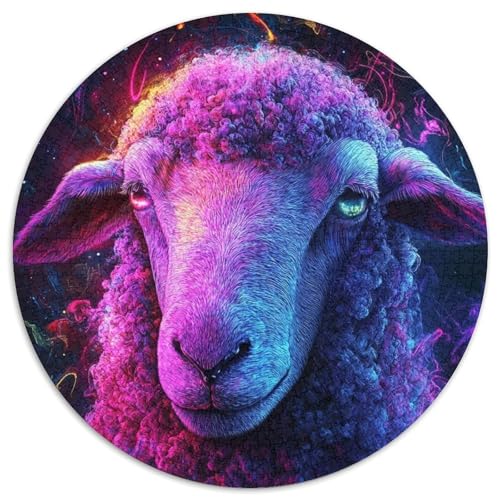 1000-teiliges Puzzle für Erwachsene, Galaxie-Schaf-Puzzle, anspruchsvolles Denkspiel für Teenager, unterhaltsames interaktives Spiel für die ganze Familie, 1000 Teile (67,5x67,5cm) von WGLINGX