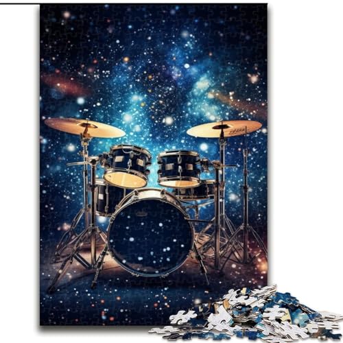 1000-teiliges Puzzle für Erwachsene, Galaxien, Regal, Trommeln, Puzzles für Erwachsene, für Jugendliche ab 14 Jahren, Heimdekoration (Größe 50x75cm) von WGLINGX