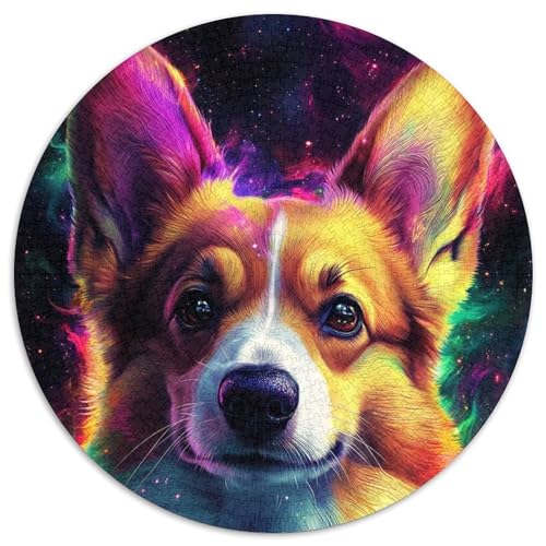 1000-teiliges Puzzle für Erwachsene, Galaxy Corgi-Puzzle, anspruchsvolles Denkspiel für Teenager, unterhaltsames interaktives Spiel für die ganze Familie, 1000 Teile (67,5x67,5cm) von WGLINGX