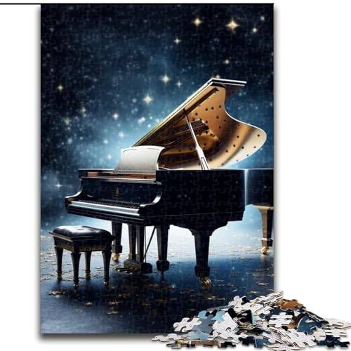 1000-teiliges Puzzle für Erwachsene, Galaxy Piano-Puzzle, 1000 Teile für Erwachsene, für Jugendliche ab 14 Jahren, Heimdekoration (Größe 26x38cm) von WGLINGX