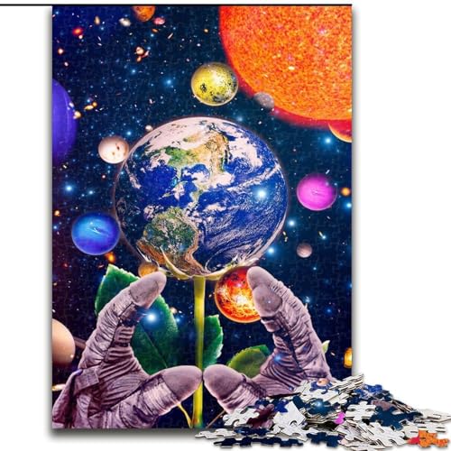 1000-teiliges Puzzle für Erwachsene, Hausmeister-Holzpuzzle, anspruchsvolles Denkspiel für Teenager, Spaß für den Familienspieleabend (Größe 26x38cm) von WGLINGX