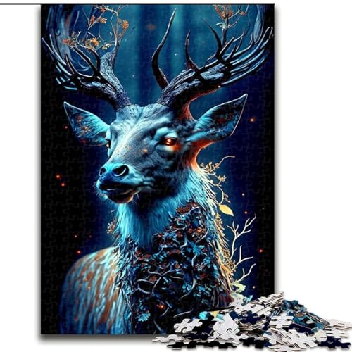 1000-teiliges Puzzle für Erwachsene, Hirsch, 1000-teiliges Puzzle für Erwachsene, ideales Urlaubs- oder Geburtstagsgeschenk, Partyspiel-Spielzeug, Größe 26x38cm 1000-teiliges Puzzle für Erwachsene, Hirsch, 1000-teiliges Puzzle für Erwachsene, ideales Urlaubs- oder Geburtstagsgeschenk, Partyspiel-Spielzeug, Größe 26x38cm von WGLINGX