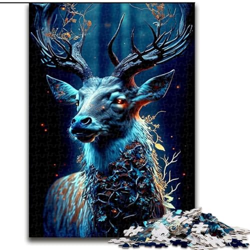 1000-teiliges Puzzle für Erwachsene, Hirsch-Puzzles für Erwachsene, 1000 Teile, pädagogisches Spielzeug, Größe 50x75cm 1000-teiliges Puzzle für Erwachsene, Hirsch-Puzzles für Erwachsene, 1000 Teile, pädagogisches Spielzeug, Größe 50x75cm von WGLINGX