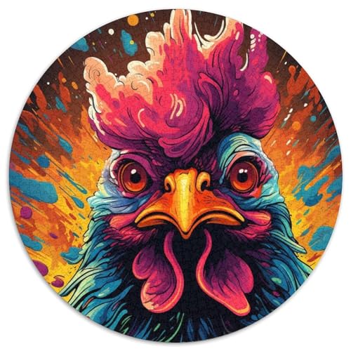 1000-teiliges Puzzle für Erwachsene, Huhn_Entzückendes Puzzle, anspruchsvolles Denkspiel für Teenager, unterhaltsames interaktives Spiel für die ganze Familie, 1000 Teile (67,5x67,5cm) von WGLINGX