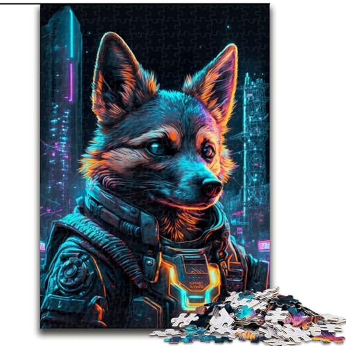 1000-teiliges Puzzle für Erwachsene, Hund und Mensch, Puzzles 1000 Teile für Erwachsene, Spielzeug, Geschenk, pädagogisches intellektuelles Dekomprimierungsspaß, Familienspiel, Größe 50x75cm von WGLINGX