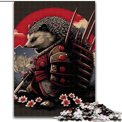 1000-teiliges Puzzle für Erwachsene, Igel-Tier, Holzpuzzle, Spaß für die ganze Familie, Basteln, perfekt für Geburtstage, Feiertage, Größe 50x75cm 1000-teiliges Puzzle für Erwachsene, Igel-Tier, Holzpuzzle, Spaß für die ganze Familie, Basteln, perfekt für Geburtstage, Feiertage, Größe 50x75cm von WGLINGX