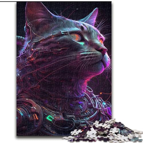 1000-teiliges Puzzle für Erwachsene, Katzen-Holzpuzzle, Weihnachten oder Geburtstage, Größe 50x75cm 1000-teiliges Puzzle für Erwachsene, Katzen-Holzpuzzle, Weihnachten oder Geburtstage, Größe 50x75cm von WGLINGX