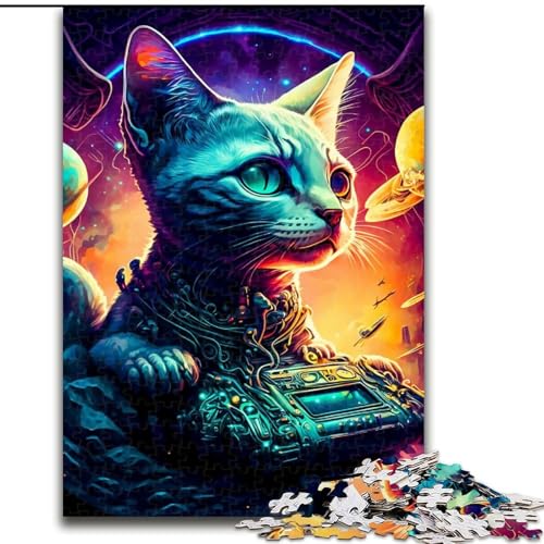 1000-teiliges Puzzle für Erwachsene, Katzen-Puzzle für Erwachsene, 1000 Teile, Lernspielzeug, Größe 50x75cm von WGLINGX