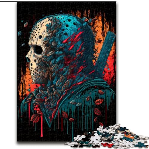 1000-teiliges Puzzle für Erwachsene, Killer-Puzzle, 1000 Teile für Erwachsene, Spielzeug, Geschenk, pädagogisch wertvoll, intellektuell, entspannend, lustiges Familienspiel, Größe 26x38cm von WGLINGX