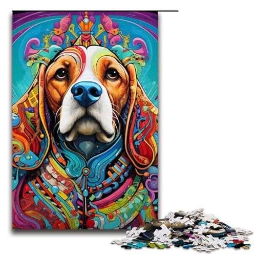1000-teiliges Puzzle für Erwachsene, King Bulldog, Lernspielzeug, tolle Geschenke und Spielzeuge (Größe 50 x 75 cm) von WGLINGX