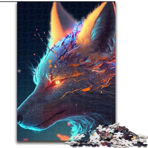 1000-teiliges Puzzle für Erwachsene, Kitsune, 1000-teiliges Puzzle für Erwachsene, ideales Urlaubs- oder Geburtstagsgeschenk, Partyspiel-Spielzeug, Größe 26x38cm 1000-teiliges Puzzle für Erwachsene, Kitsune, 1000-teiliges Puzzle für Erwachsene, ideales Urlaubs- oder Geburtstagsgeschenk, Partyspiel-Spielzeug, Größe 26x38cm von WGLINGX