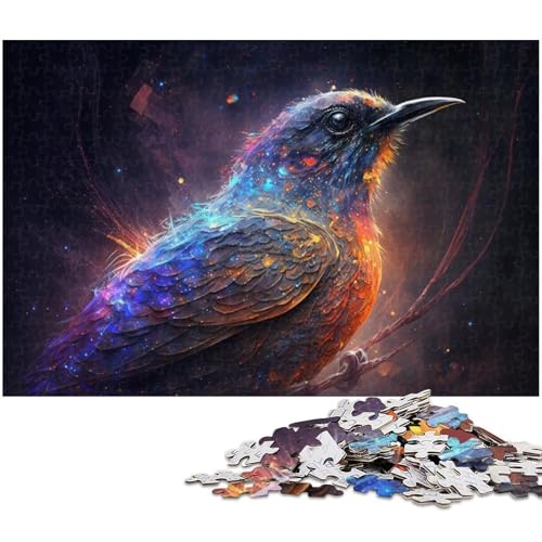 1000-teiliges Puzzle für Erwachsene, Kolibri-Puzzles für Holzpuzzles, Spielzeug, Denkspiel (Größe 50 x 75 cm) von WGLINGX