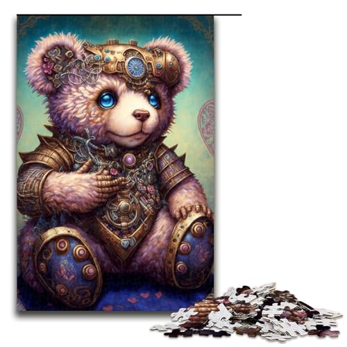 1000-teiliges Puzzle für Erwachsene, Kunstbär, Lernspielzeug, lustiges Puzzle, 50 x 75 cm 1000-teiliges Puzzle für Erwachsene, Kunstbär, Lernspielzeug, lustiges Puzzle, 50 x 75 cm von WGLINGX