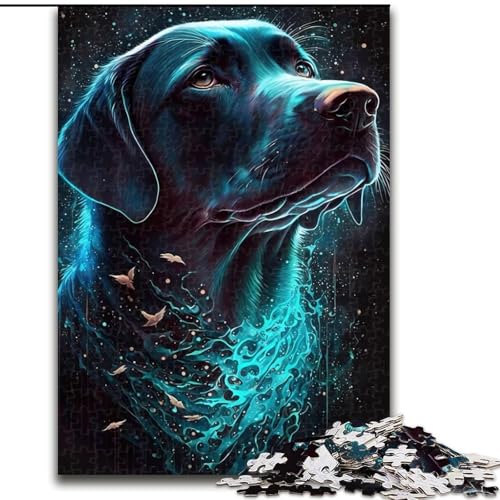 1000-teiliges Puzzle für Erwachsene, Labrador Retriever-Hund, Holzpuzzle, herausfordernd und unterhaltsam, Familienaktivität, Größe 26x38cm 1000-teiliges Puzzle für Erwachsene, Labrador Retriever-Hund, Holzpuzzle, herausfordernd und unterhaltsam, Familienaktivität, Größe 26x38cm von WGLINGX