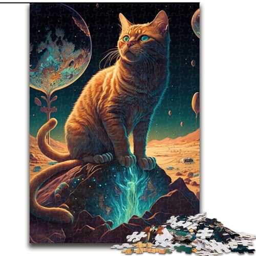 1000-teiliges Puzzle für Erwachsene, Landschaftskatze, Holzpuzzle, interaktives Familienspiel, DIY-Heimdekoration, Gehirn-Herausforderung, Geschenk, Größe 50x75cm 1000-teiliges Puzzle für Erwachsene, Landschaftskatze, Holzpuzzle, interaktives Familienspiel, DIY-Heimdekoration, Gehirn-Herausforderung, Geschenk, Größe 50x75cm von WGLINGX