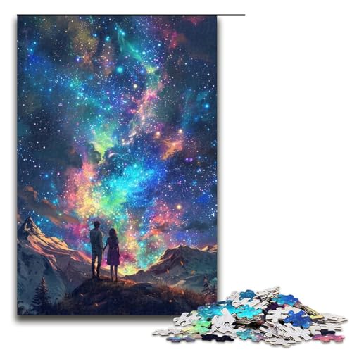 1000-teiliges Puzzle für Erwachsene, Landschaftspuzzle im japanischen Stil, Holzpuzzle, Spielzeug, Denkspiel (Größe 50 x 75 cm) von WGLINGX