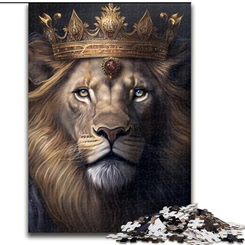 1000-teiliges Puzzle für Erwachsene, Löwe, 1000-teiliges Puzzle, Geschenke, einzigartige DIY-Heimdekoration, Geschenkidee (Größe 26x38cm) von WGLINGX