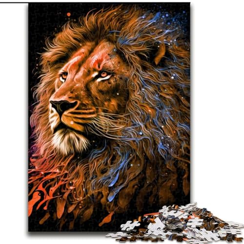 1000-teiliges Puzzle für Erwachsene, Löwe, 1000-teiliges Puzzle für Erwachsene, ideales Urlaubs- oder Geburtstagsgeschenk, Partyspiel-Spielzeug, Größe 26x38cm 1000-teiliges Puzzle für Erwachsene, Löwe, 1000-teiliges Puzzle für Erwachsene, ideales Urlaubs- oder Geburtstagsgeschenk, Partyspiel-Spielzeug, Größe 26x38cm von WGLINGX