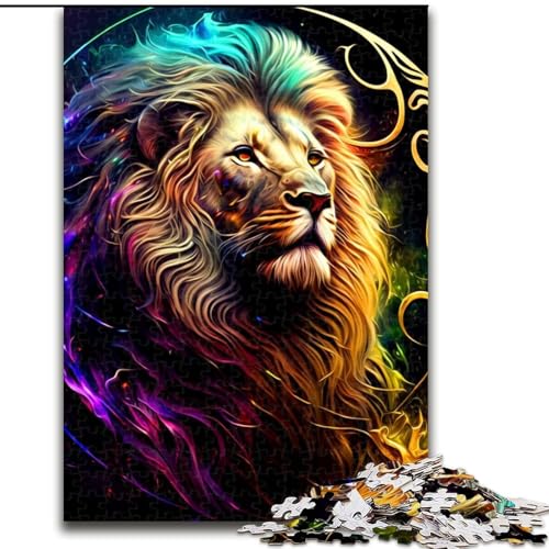 1000-teiliges Puzzle für Erwachsene, Löwe, Holzpuzzle, Spaß für die ganze Familie, Basteln, perfekt für Geburtstage, Feiertage, Größe 26x38cm 1000-teiliges Puzzle für Erwachsene, Löwe, Holzpuzzle, Spaß für die ganze Familie, Basteln, perfekt für Geburtstage, Feiertage, Größe 26x38cm von WGLINGX
