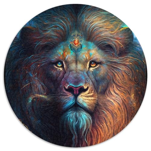 1000-teiliges Puzzle für Erwachsene, Löwen-Puzzle, anspruchsvolles Denkspiel für Teenager, unterhaltsames interaktives Spiel für die ganze Familie, 1000 Teile (67,5x67,5cm) von WGLINGX