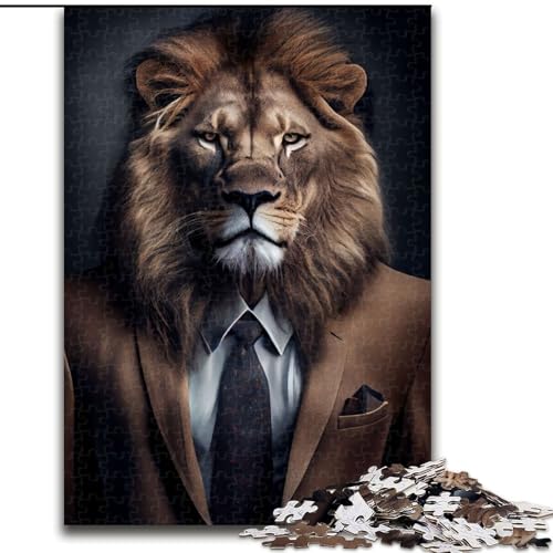 1000-teiliges Puzzle für Erwachsene, Löwenkostüm, Holzpuzzle, Weihnachten oder Geburtstage, Größe 50x75cm 1000-teiliges Puzzle für Erwachsene, Löwenkostüm, Holzpuzzle, Weihnachten oder Geburtstage, Größe 50x75cm von WGLINGX