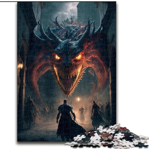 1000-teiliges Puzzle für Erwachsene, Monster Invasion, 1000-teiliges Puzzle-Geschenk, Geburtstage, Feiertage und zur Heimdekoration, Größe 26x38cm 1000-teiliges Puzzle für Erwachsene, Monster Invasion, 1000-teiliges Puzzle-Geschenk, Geburtstage, Feiertage und zur Heimdekoration, Größe 26x38cm von WGLINGX