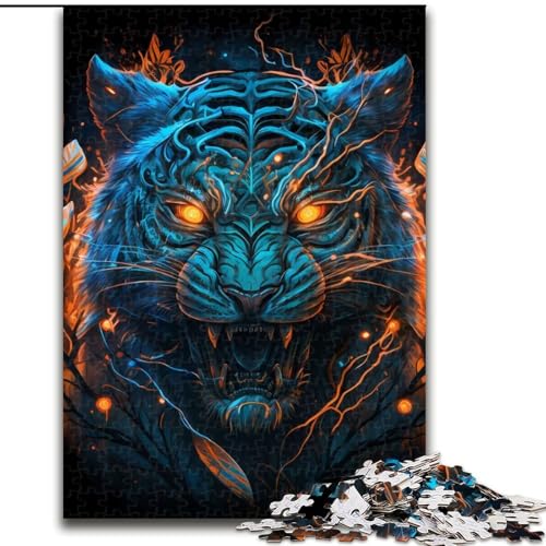 1000-teiliges Puzzle für Erwachsene, Mutant Tiger Monster, Puzzle für Erwachsene, 1000 Teile, Weihnachten oder Geburtstage, Größe 26x38cm 1000-teiliges Puzzle für Erwachsene, Mutant Tiger Monster, Puzzle für Erwachsene, 1000 Teile, Weihnachten oder Geburtstage, Größe 26x38cm von WGLINGX