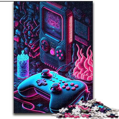 1000-teiliges Puzzle für Erwachsene, Neon-Spiel, Holzpuzzle, Weihnachten oder Geburtstage, Größe 26x38cm 1000-teiliges Puzzle für Erwachsene, Neon-Spiel, Holzpuzzle, Weihnachten oder Geburtstage, Größe 26x38cm von WGLINGX