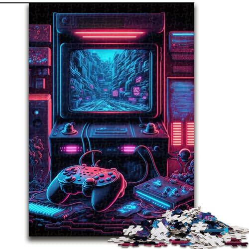 1000-teiliges Puzzle für Erwachsene, Neon-Spiel, Holzpuzzle, interaktives Familienspiel, DIY-Heimdekoration, Gehirn-Herausforderung, Geschenk, Größe 50x75cm 1000-teiliges Puzzle für Erwachsene, Neon-Spiel, Holzpuzzle, interaktives Familienspiel, DIY-Heimdekoration, Gehirn-Herausforderung, Geschenk, Größe 50x75cm von WGLINGX