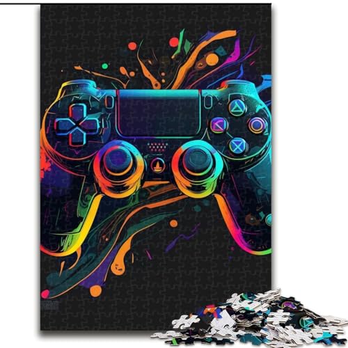 1000-teiliges Puzzle für Erwachsene, Neon-Spiel, Puzzle für Erwachsene, 1000-teiliges Heimdekor-Geschenk, Denkspiel (Größe 26x38cm) von WGLINGX