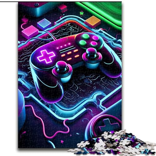 1000-teiliges Puzzle für Erwachsene, Neon-Spiel, Puzzles 1000 Teile für Erwachsene, Spielzeug, Geschenk, pädagogisches intellektuelles Dekomprimierungsspaß, Familienspiel, Größe 26x38cm 1000-teiliges Puzzle für Erwachsene, Neon-Spiel, Puzzles 1000 Teile für Erwachsene, Spielzeug, Geschenk, pädagogisches intellektuelles Dekomprimierungsspaß, Familienspiel, Größe 26x38cm von WGLINGX